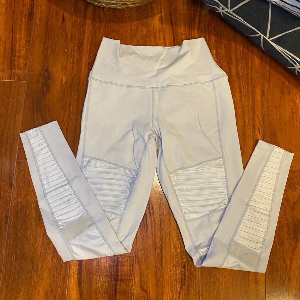 IABMFG Soho Moto Leggings in Grey/Silver